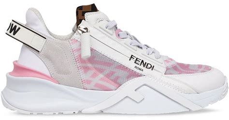 fendi flow sneakers pink|fendi knit high top sneakers.